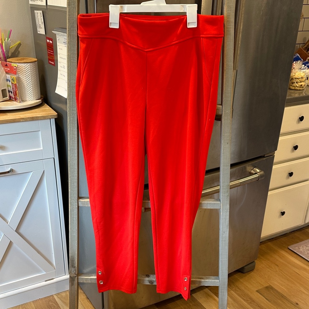 Soho Red Dress Pants